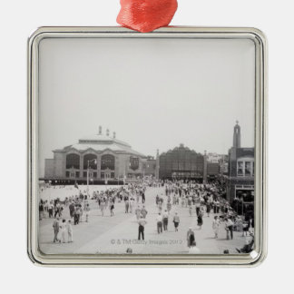 Crowds Metal Ornament