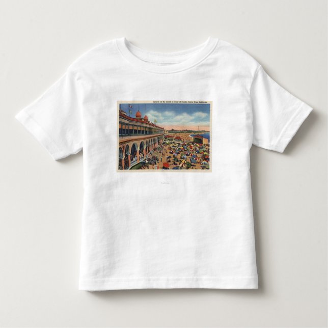 Crowds on the Beach in Front of Casino Toddler T-Shirt (Front)
