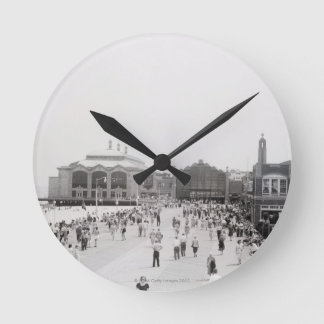 Crowds Round Clock