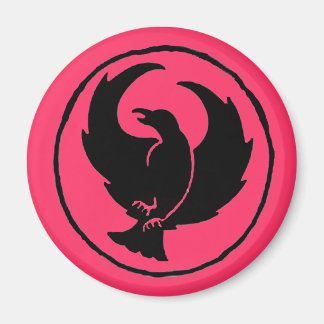 Crowfoot Magnet black/pink