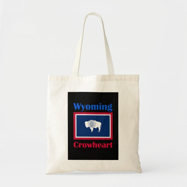 Crowheart Wyoming Tote Bag (Front)