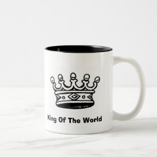crown%20good, King Of The World Two-Tone Coffee Mug