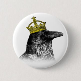 CROWn 6 Cm Round Badge