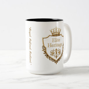 "Crown and Glory" Two-Tone Coffee Mug