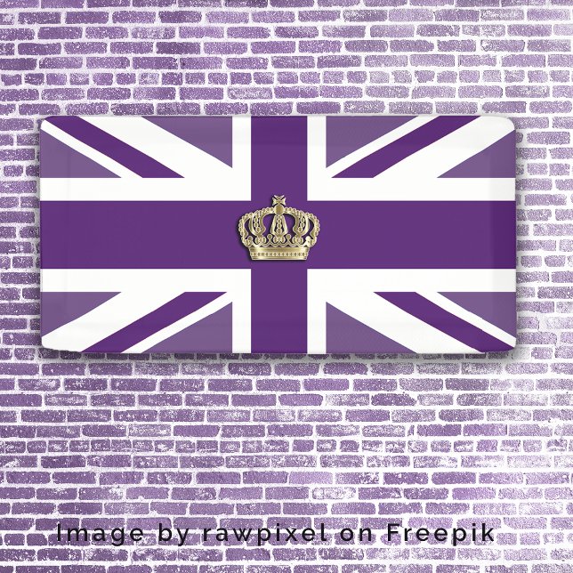 Crown and Union Jack Patriotic Banner (Creator Uploaded)