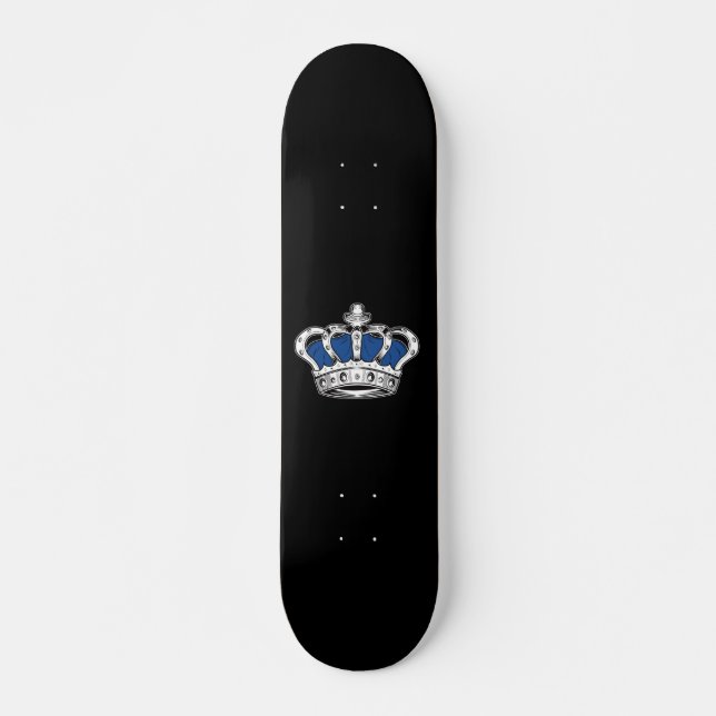 Crown - Blue Skateboard (Front)