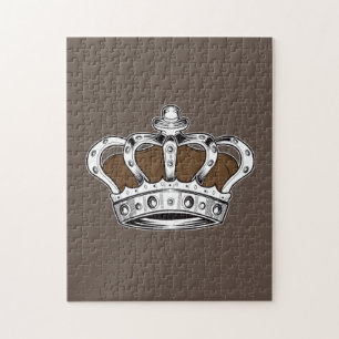 Crown - Brown Jigsaw Puzzle