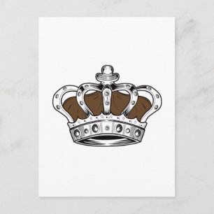Crown - Brown Postcard
