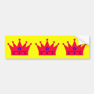 Crown Bumper Sticker