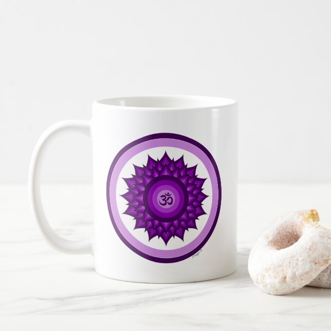 Crown Chakra Coffee Mug (With Donut)