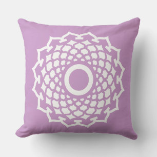 Crown Chakra Energy Throw Pillow