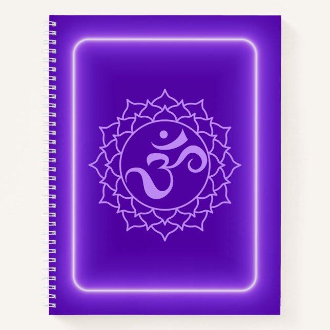 Crown Chakra Journal Notebook (Front)