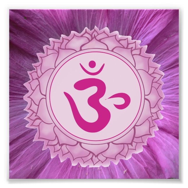 Crown chakra Photo Paper (Satin) (Front)