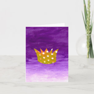 Crown Christmas Card