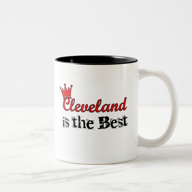 Crown Cleveland Two-Tone Coffee Mug (Right)