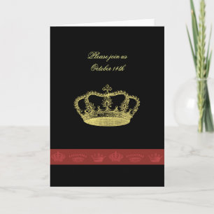 Crown Designs Invitation