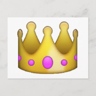 Crown - Emoji Postcard