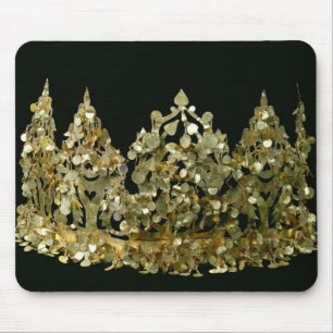 Crown from the excavations of the necropolis mouse pad