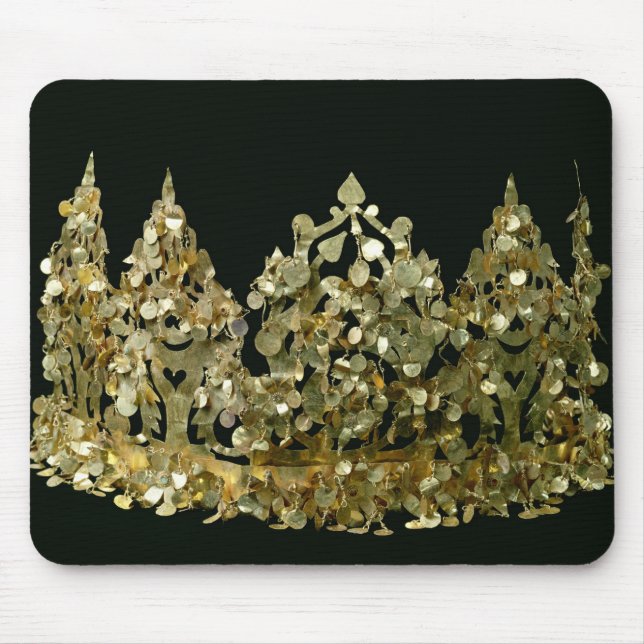 Crown from the excavations of the necropolis mouse pad (Front)