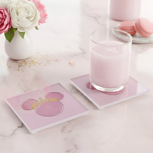 Crown Glass Coaster