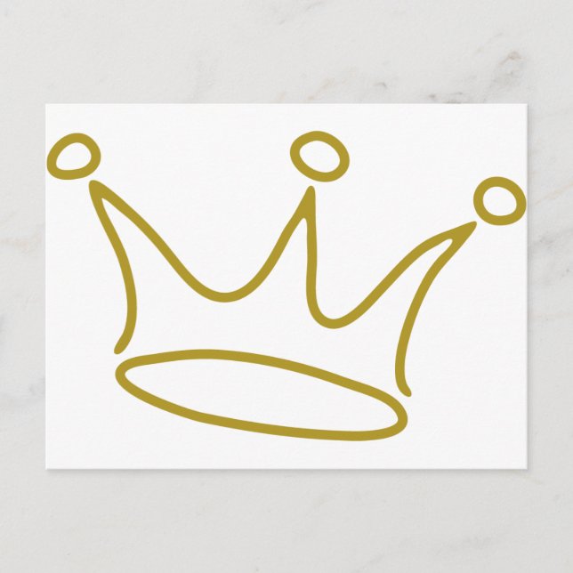crown-gold-2 postcard (Front)