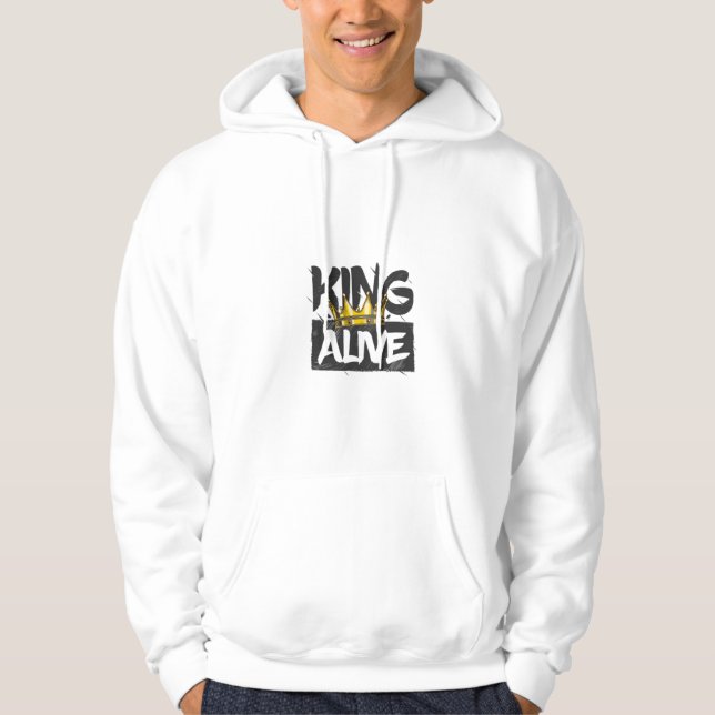 Crown Graphic Streetwear Sweatshirt for Men (Front)