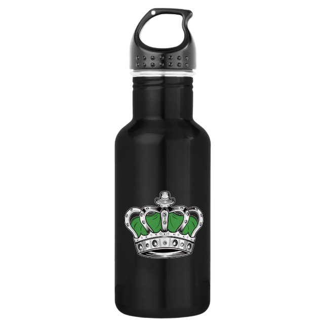 Crown - Green 532 Ml Water Bottle (Front)