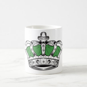 Crown - Green Coffee Mug