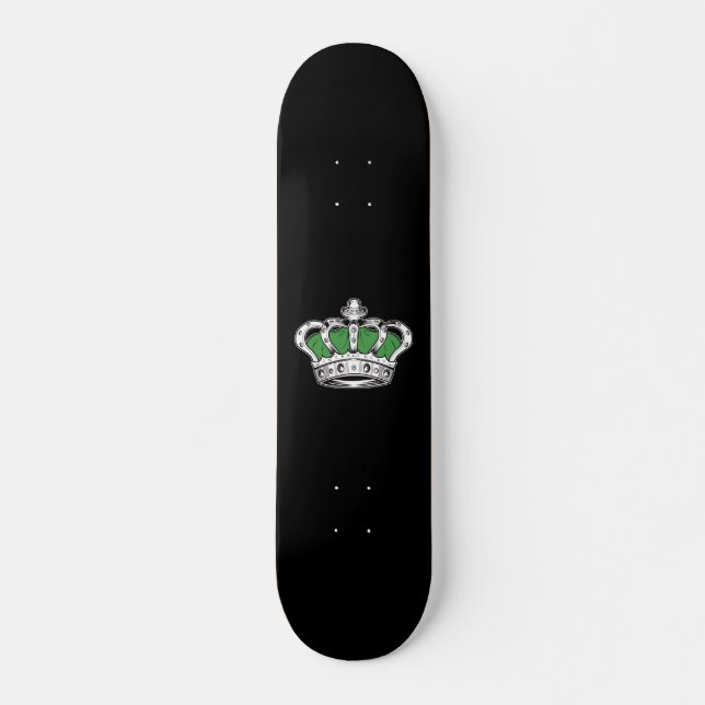 Crown - Green  Skateboard (Front)
