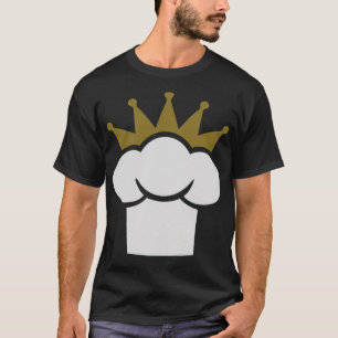 Crown head chefs hat donut party pirate pampered c T-Shirt