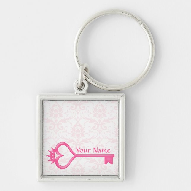 Crown Heart Key Ring (Front)