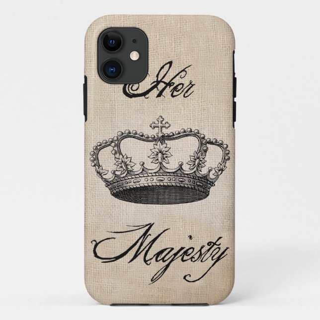 Crown " Her Majesty" iPhone 5 Case (Back)