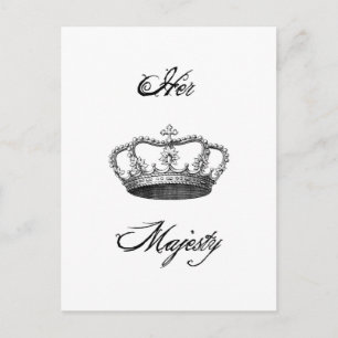 Crown_Her Majesty Postcard