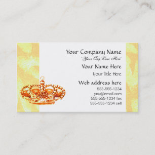 Crown in Gold Business Card