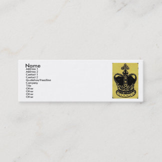 crown jewels aged mini business card