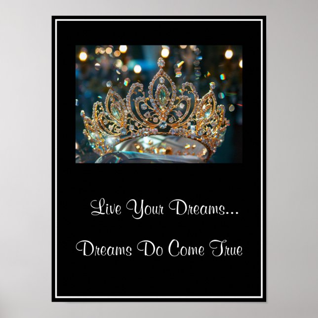 Crown Live Your Dreams Poster (Front)