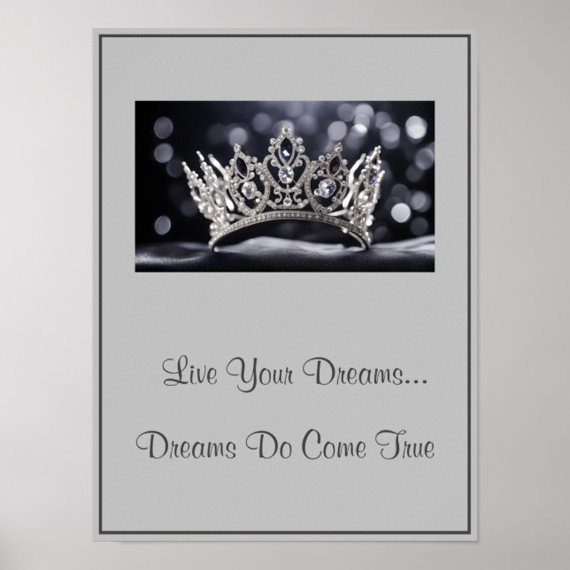 Crown Live Your Dreams Poster (Front)