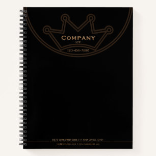 Crown Logo Spiral Notebook