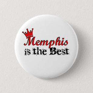 Crown Memphis 6 Cm Round Badge