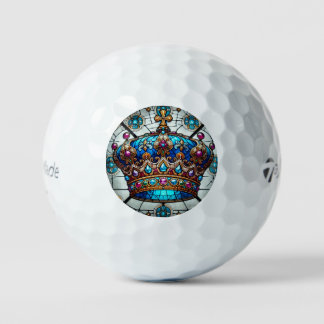 CROWN MOTIF GOLF BALL