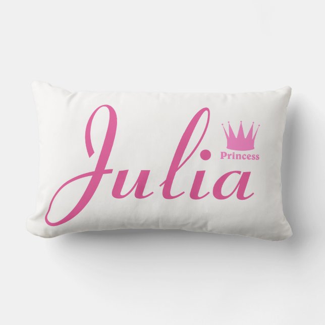 Crown of Princess Lumbar Cushion (Front)