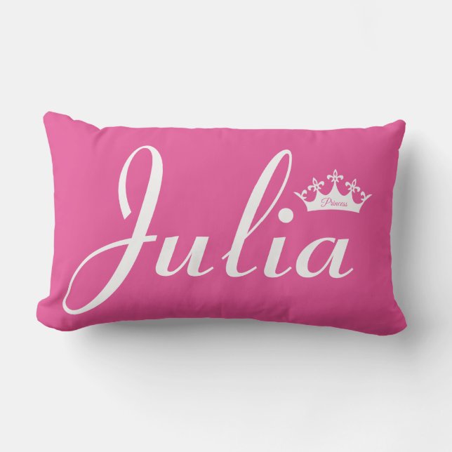 Crown of Princess Lumbar Cushion (Front)