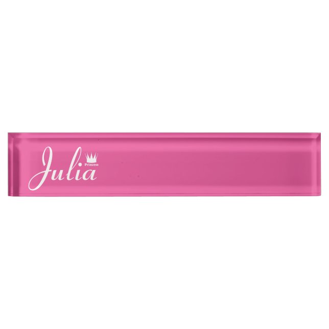 Crown of Princess Nameplate (Front)