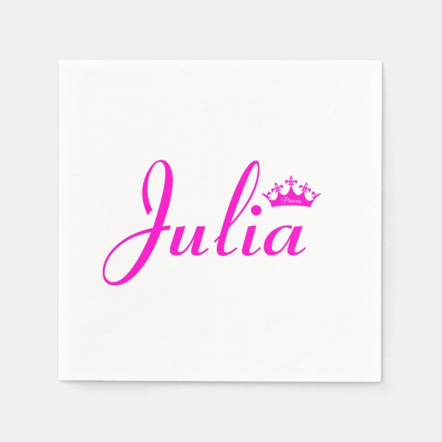 Crown of Princess Napkin (Front)