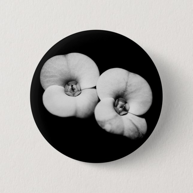 crown of thorns 6 cm round badge (Front)