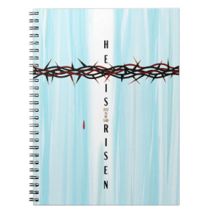 Crown of Thorns Cross Notebook