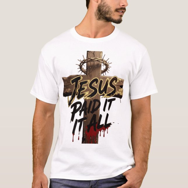 Crown of Thorns Jesus Shirt – Christian T-Shirt (Front)