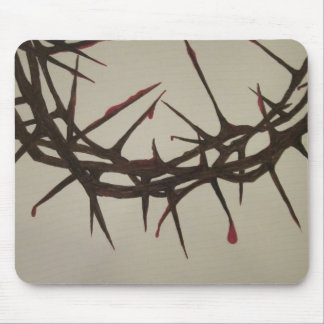 Crown of thorns mouse pad