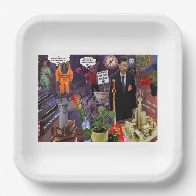 Crown of thorns paper plate (Front)