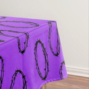 crown of thorns tablecloth